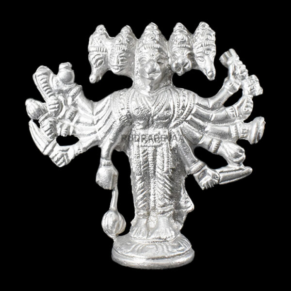 Parad Panch Mukhi Hanuman Ji - Made in Mercury - Image 2